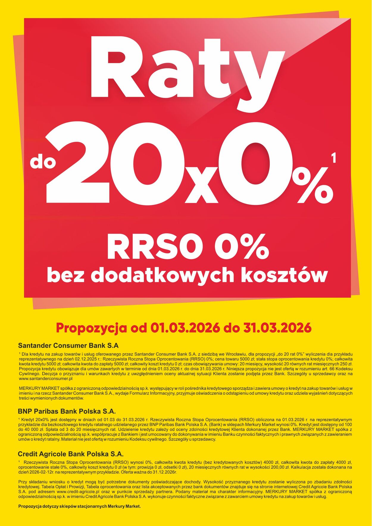 Gazetka Merkury Market 01.03.2026 - 31.03.2026