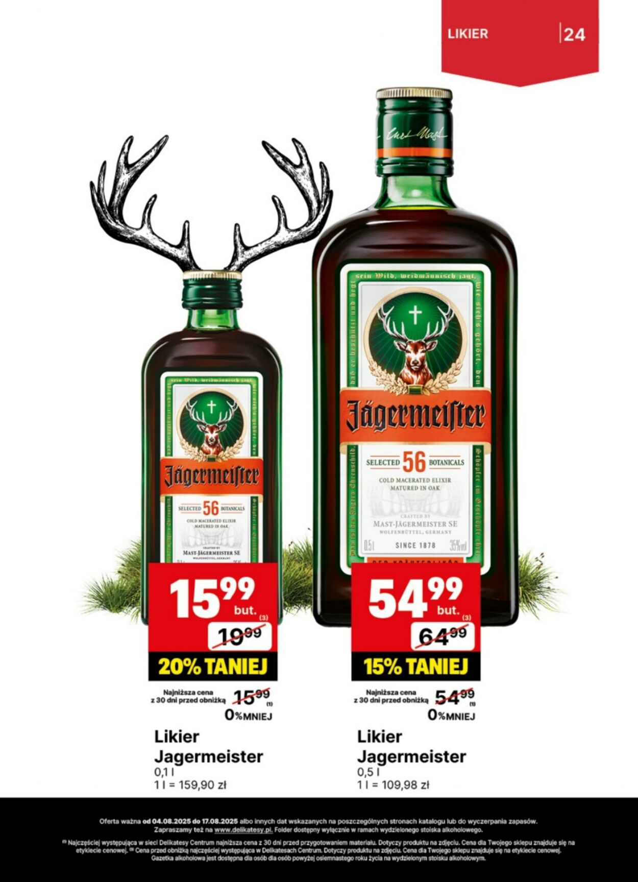 Gazetka Delikatesy Centrum 04.08.2025 - 17.08.2025
