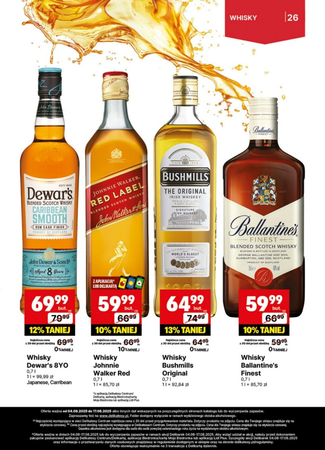 Gazetka Delikatesy Centrum 04.08.2025 - 17.08.2025