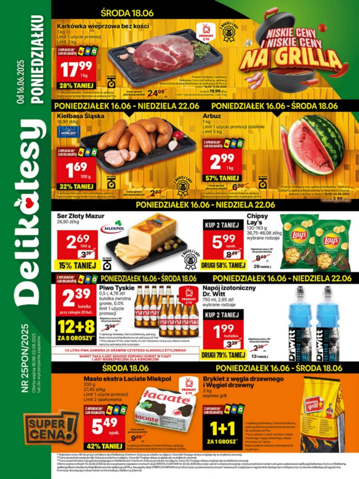 Gazetka Delikatesy Centrum 16.06.2025 - 22.06.2025