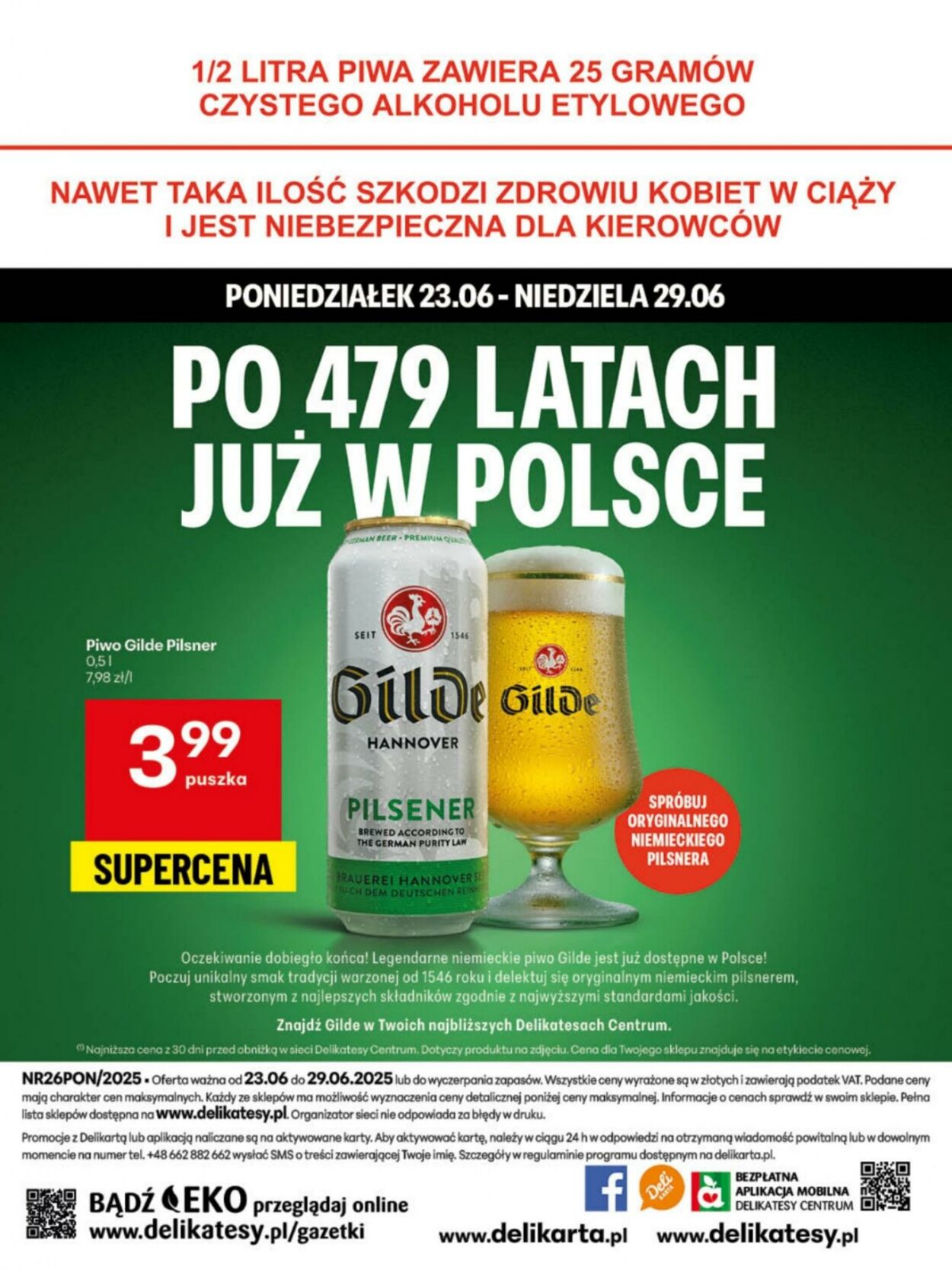 Gazetka Delikatesy Centrum 23.06.2025 - 29.06.2025