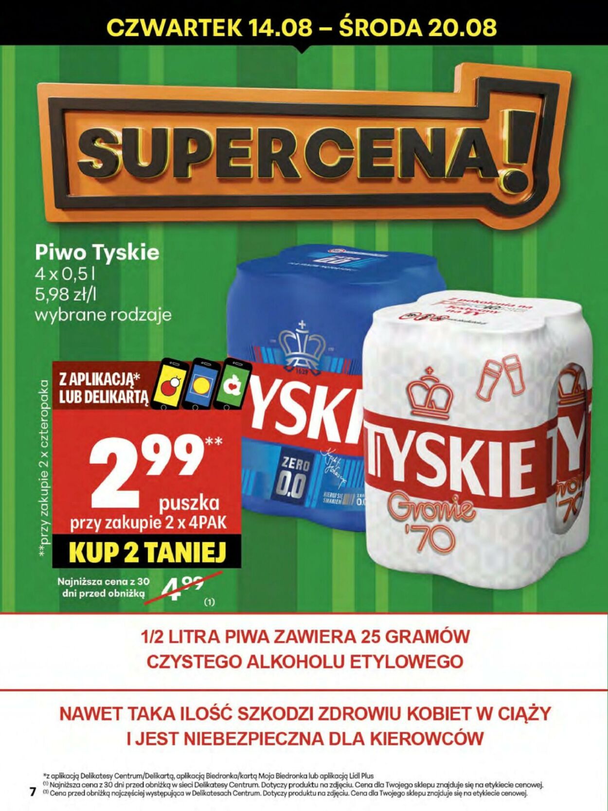 Gazetka Delikatesy Centrum 14.08.2025 - 20.08.2025