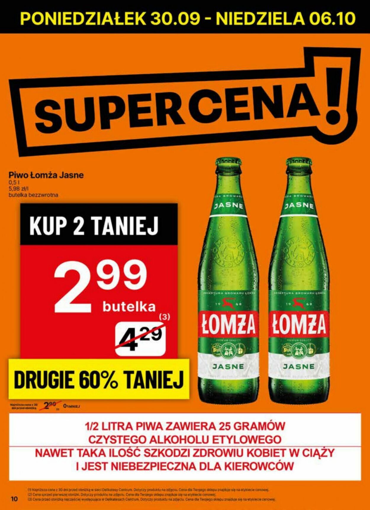 Gazetka Delikatesy Centrum 30.09.2024 - 06.10.2024