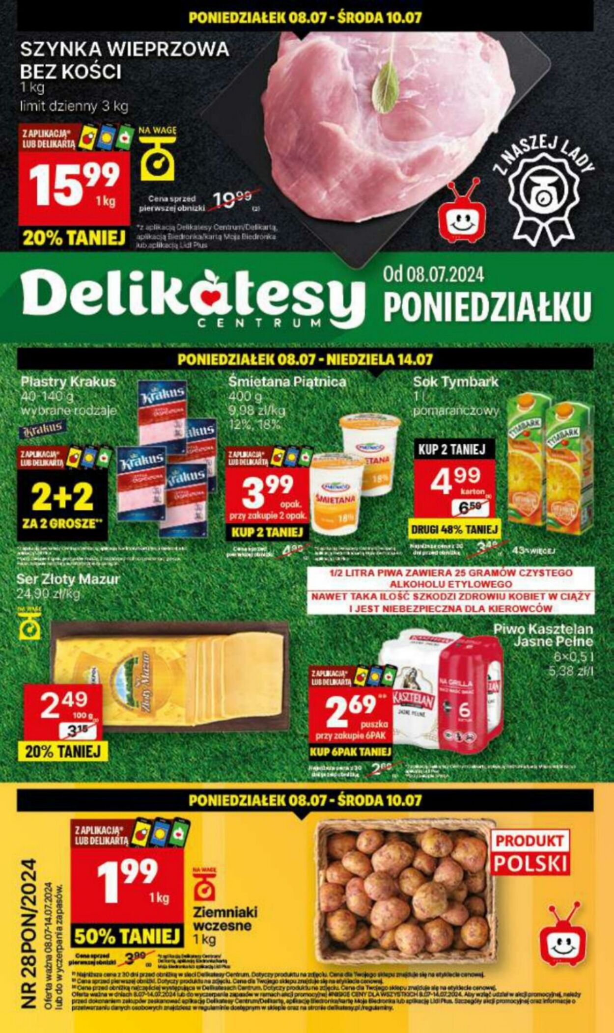 Gazetka Delikatesy Centrum 08.07.2024 - 14.07.2024