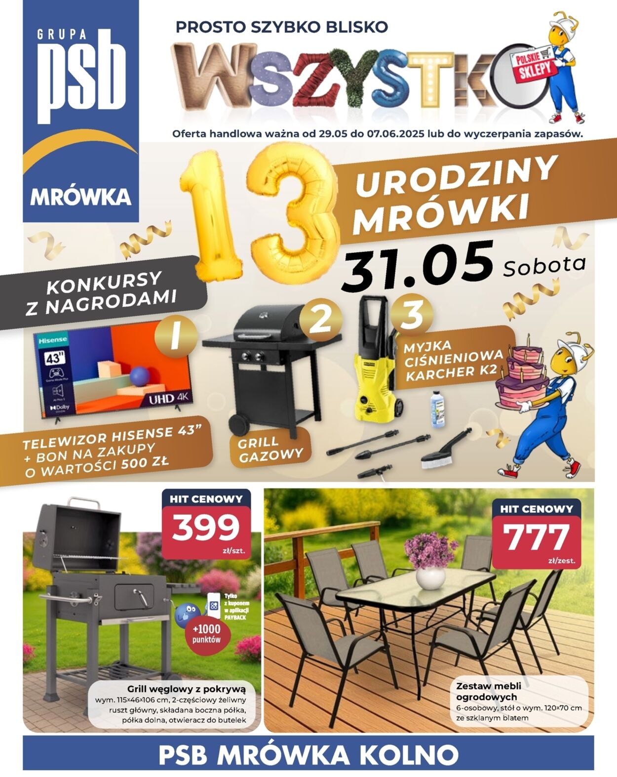 Gazetka Mrówka 29.05.2025 - 07.06.2025