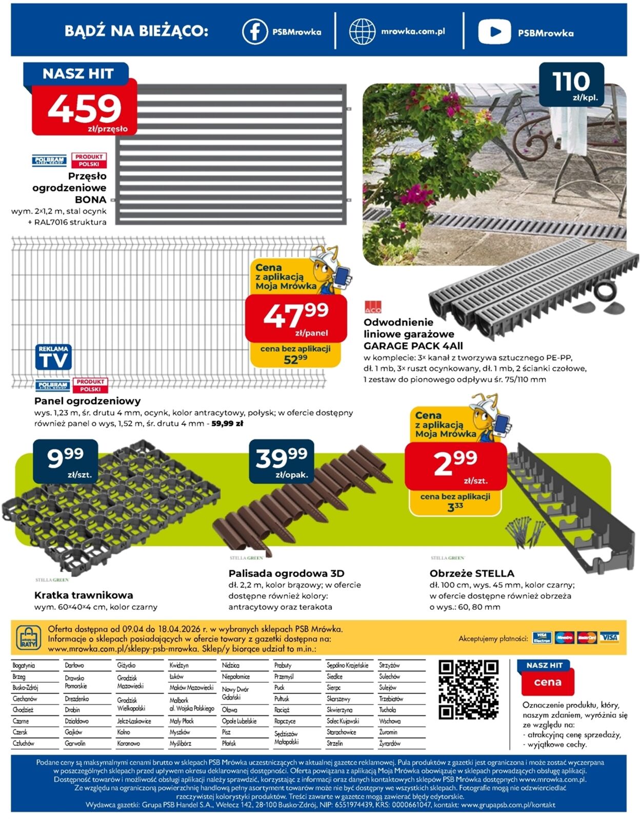Gazetka Mrówka 09.04.2026 - 18.04.2026