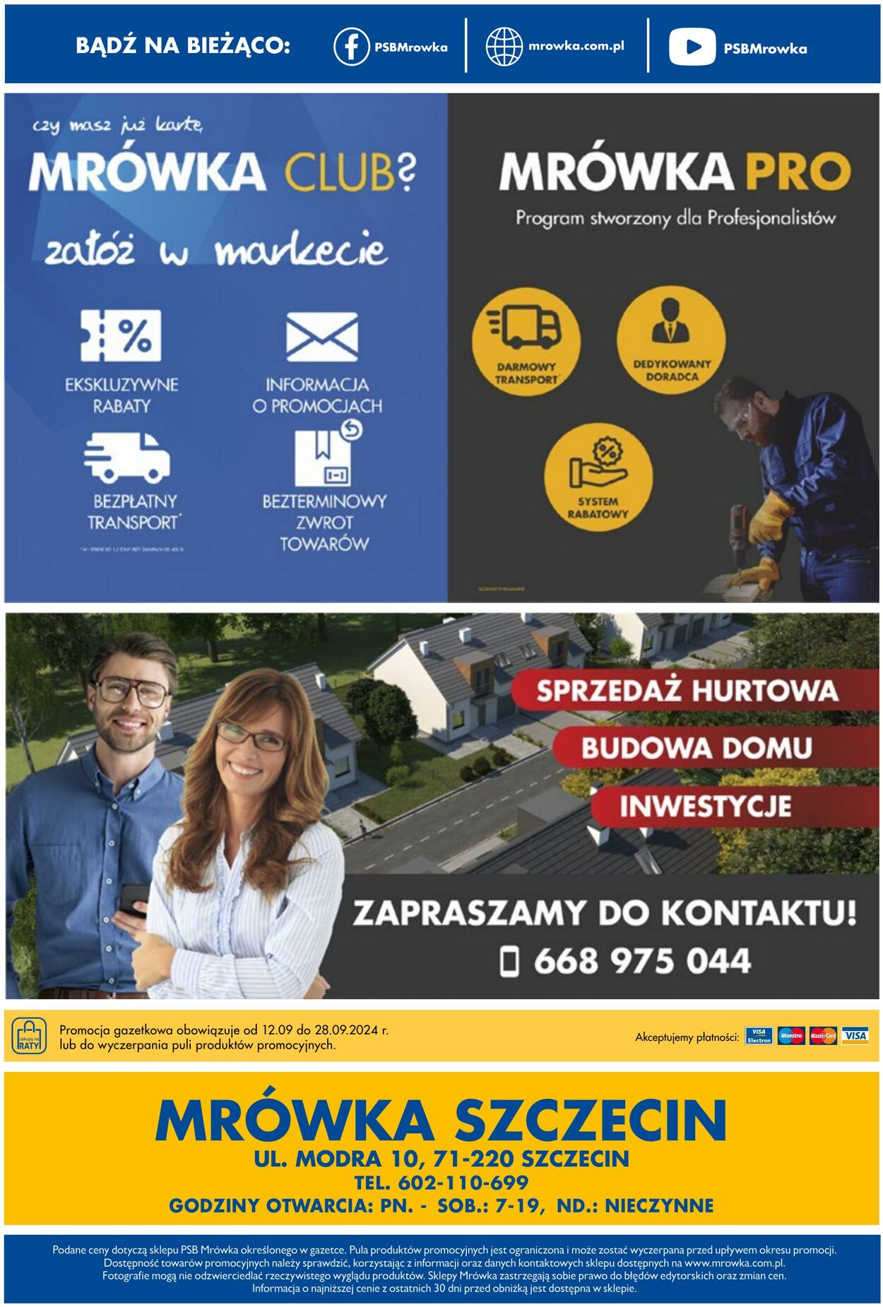 Gazetka Mrówka 12.09.2024 - 28.09.2024