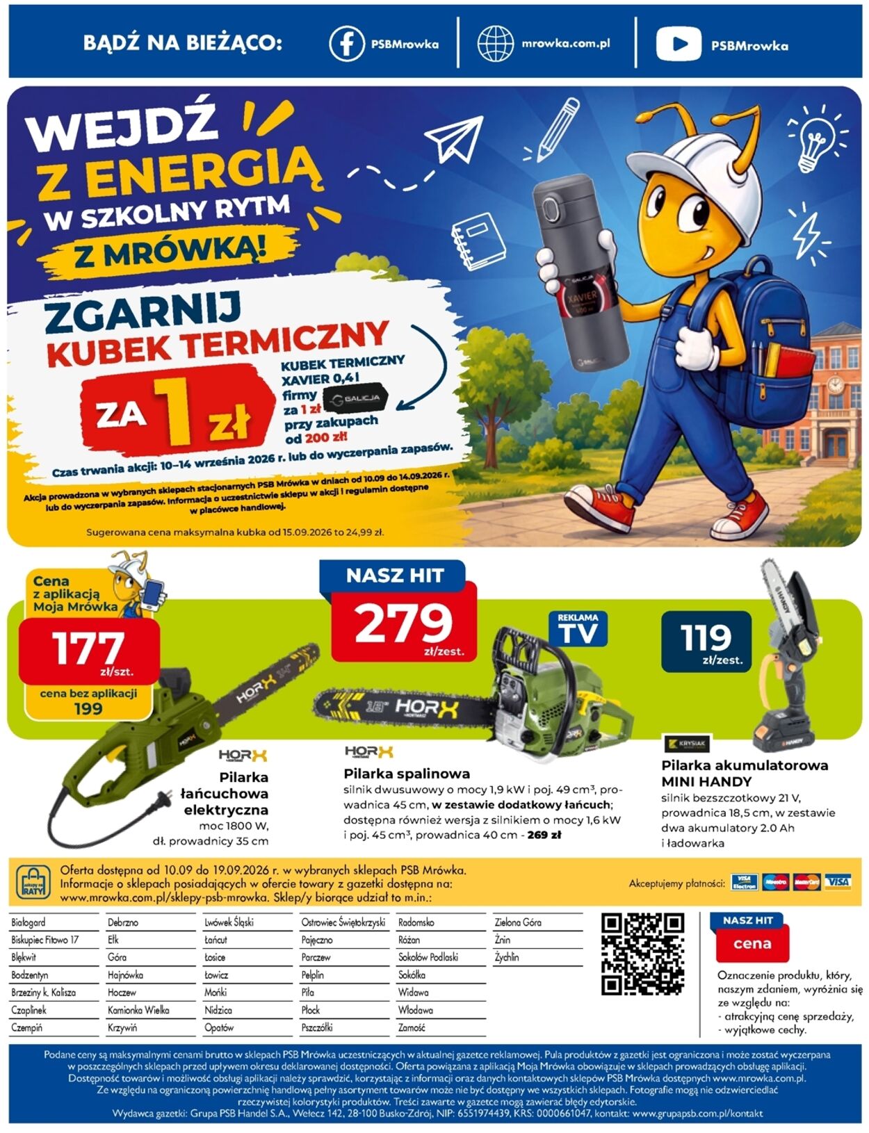 Gazetka Mrówka 10.09.2026 - 19.09.2026