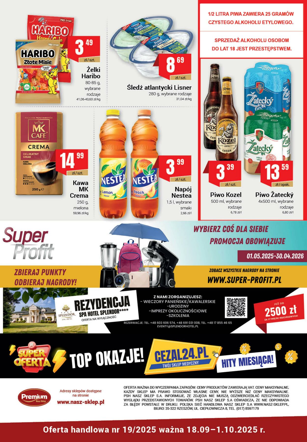 Gazetka Nasz Sklep 18.09.2025 - 01.10.2025