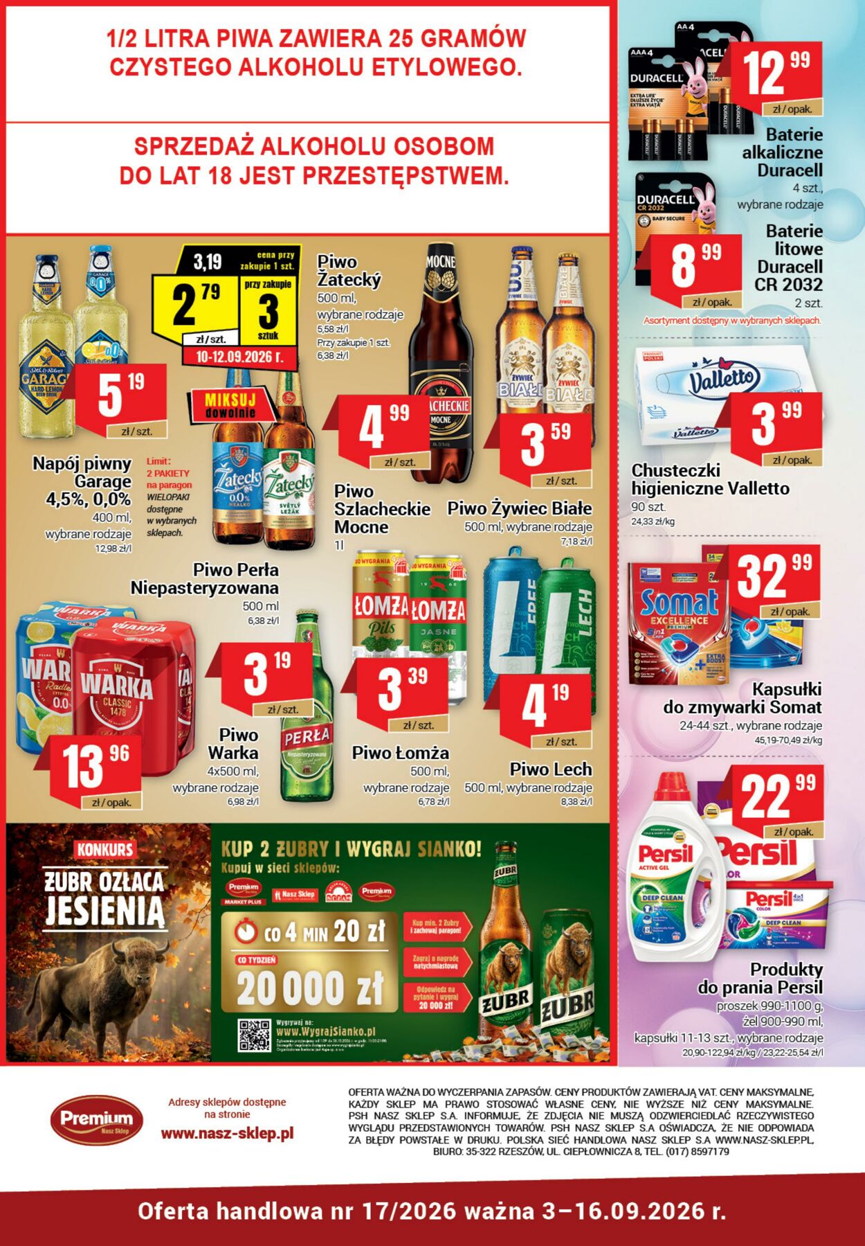 Gazetka Nasz Sklep 03.09.2026 - 11.09.2026