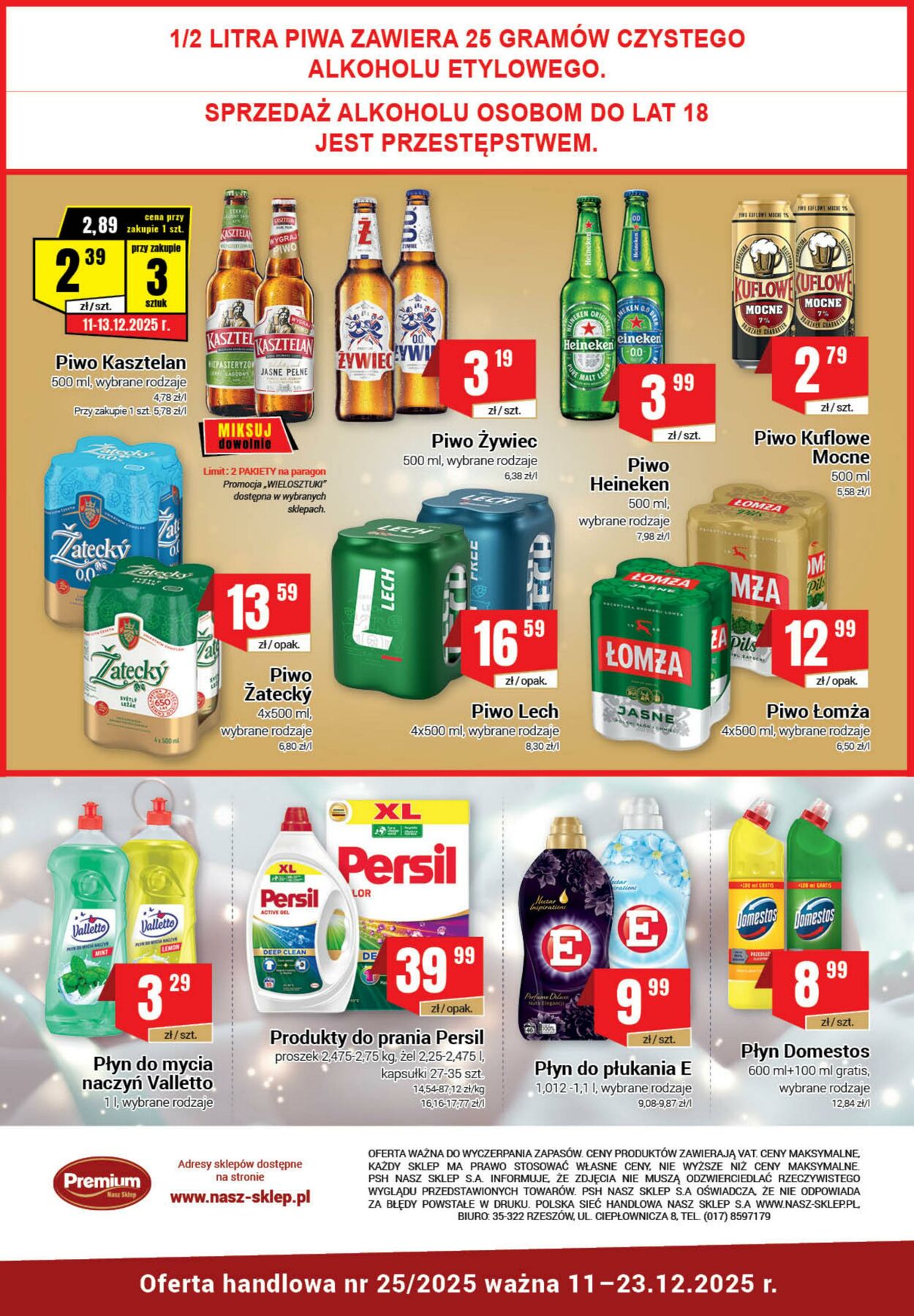 Gazetka Nasz Sklep 11.12.2025 - 23.12.2025