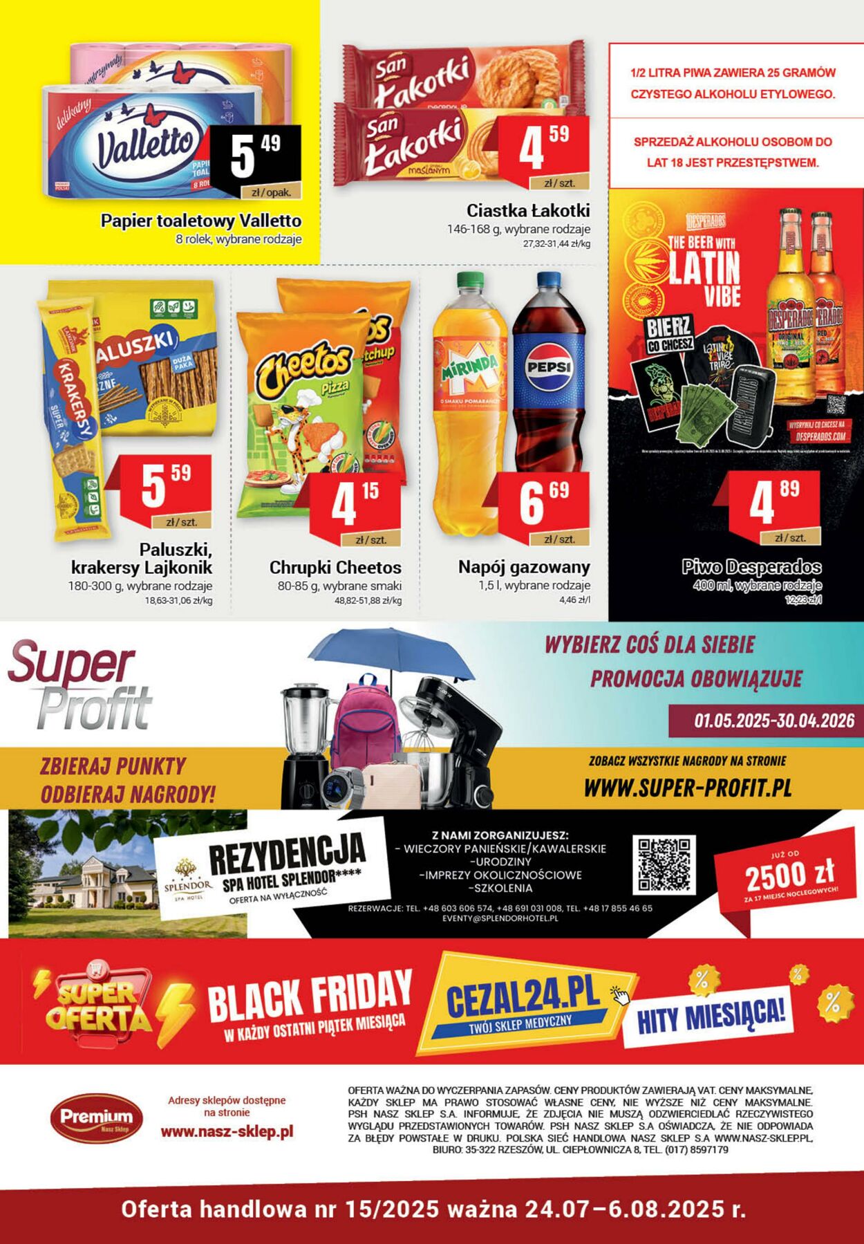 Gazetka Nasz Sklep 24.07.2025 - 06.08.2025