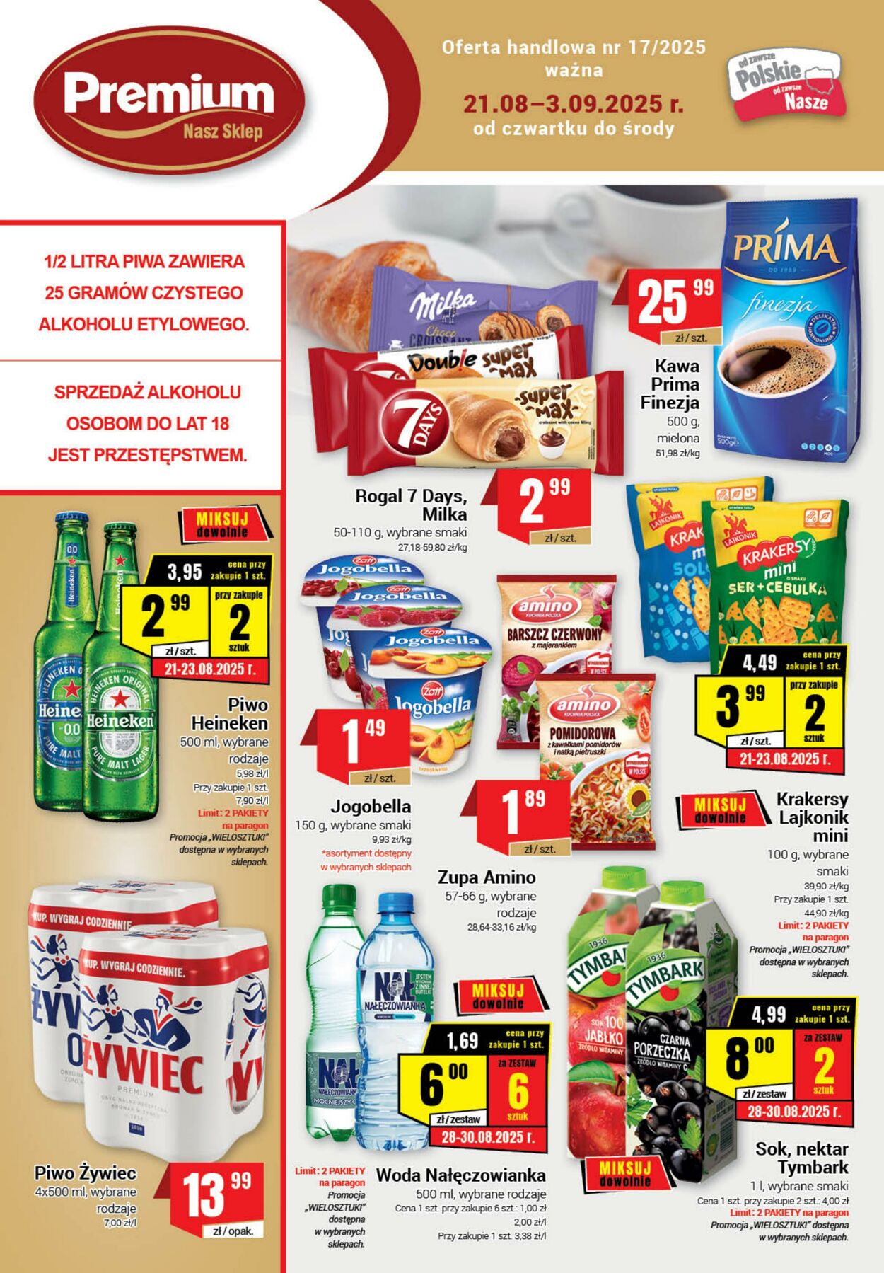 Gazetka Nasz Sklep 21.08.2025 - 03.09.2025