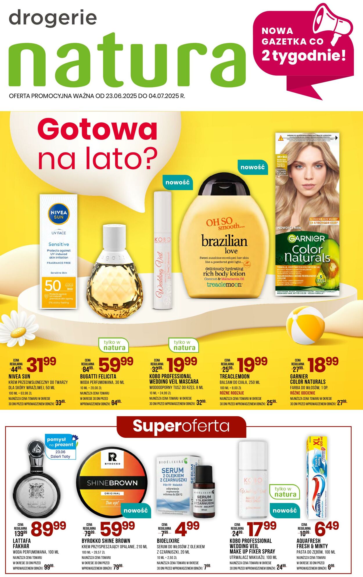 Gazetka Natura 23.06.2025 - 04.07.2025