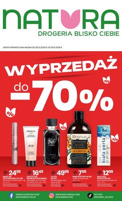 Gazetka Natura 29.12.2025 - 19.01.2026