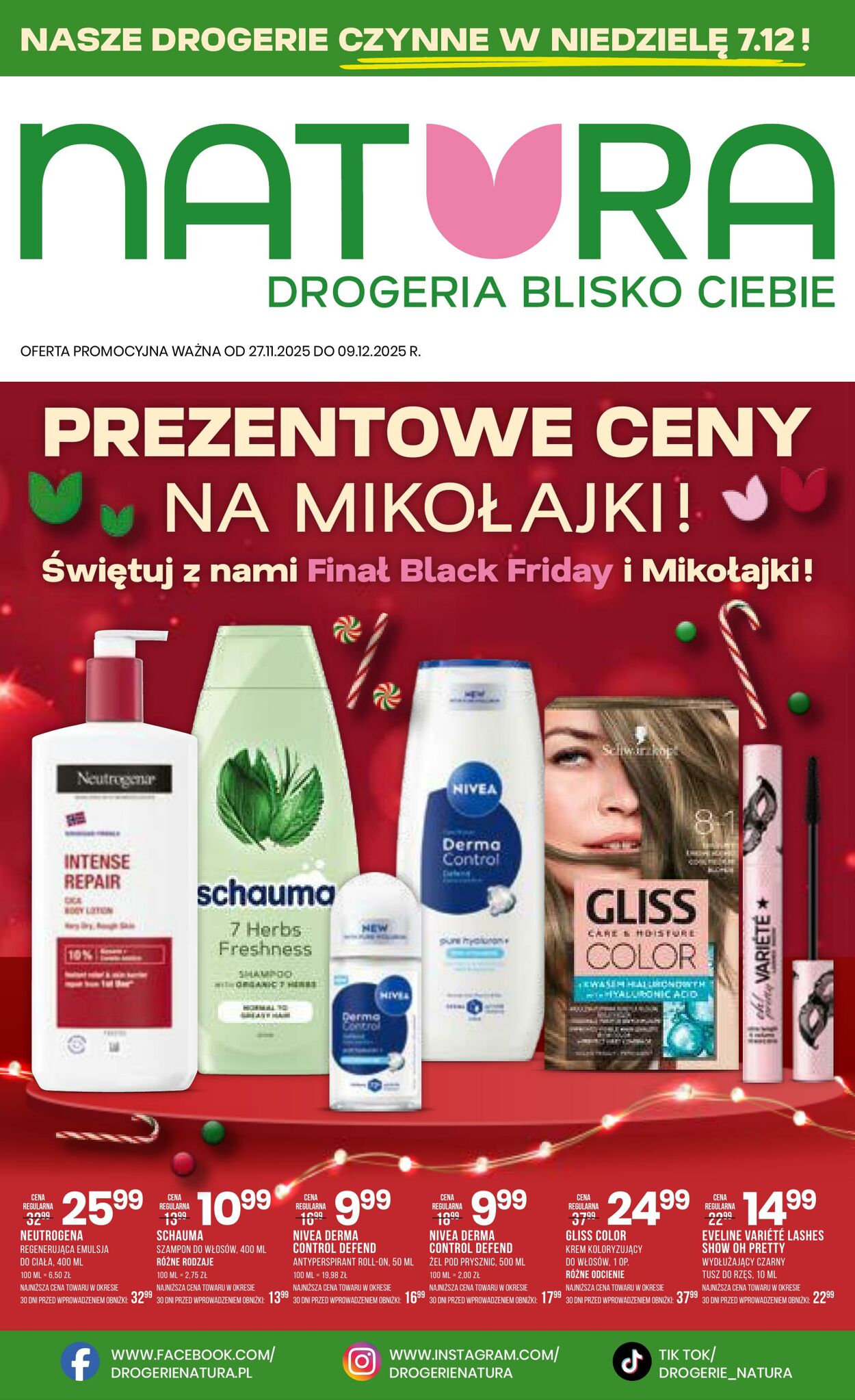 Gazetka Natura 27.11.2025 - 09.12.2025