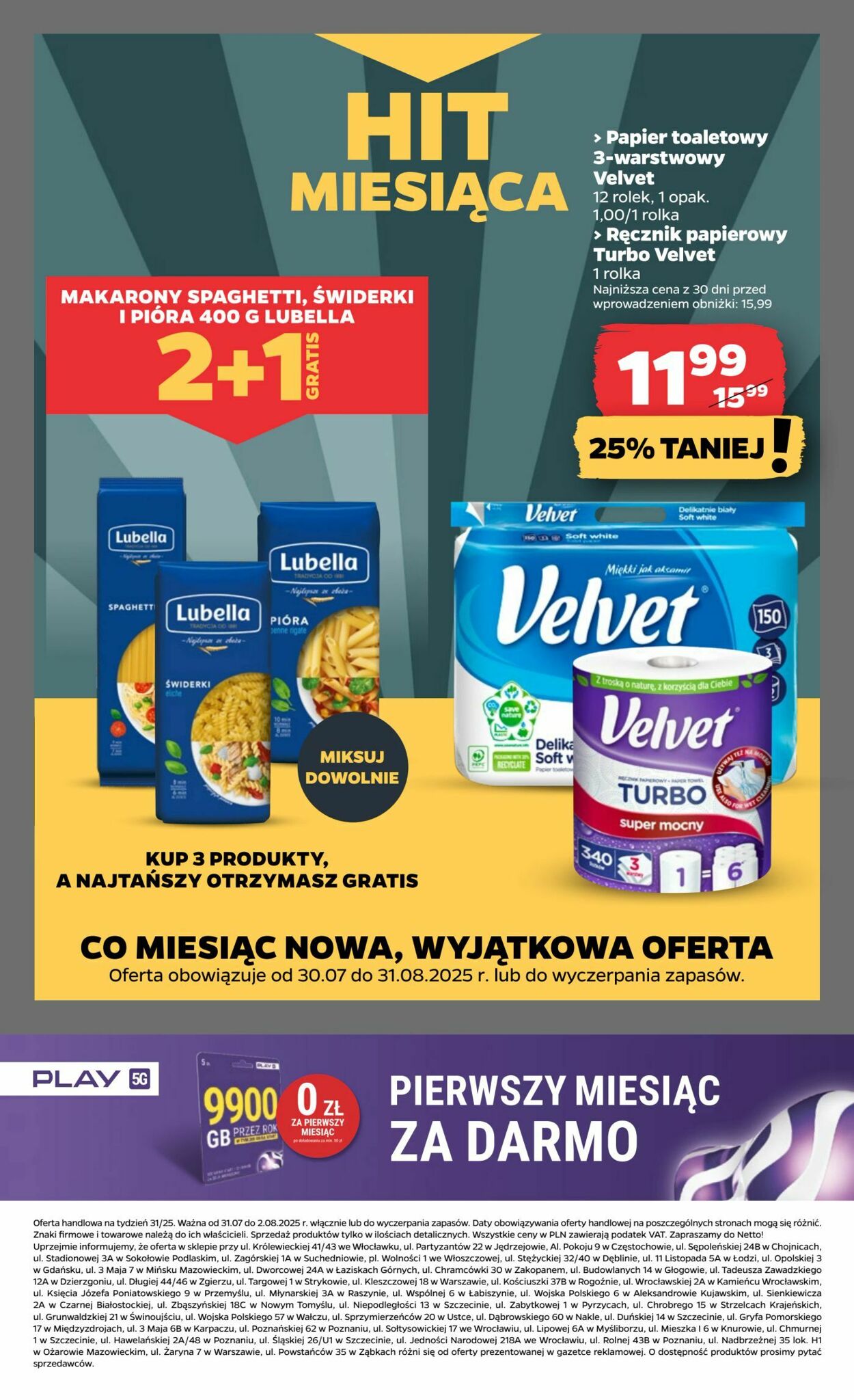 Gazetka Netto - 31. Lip - 6. Sie 31 lip, 2025 - 6 sie, 2025