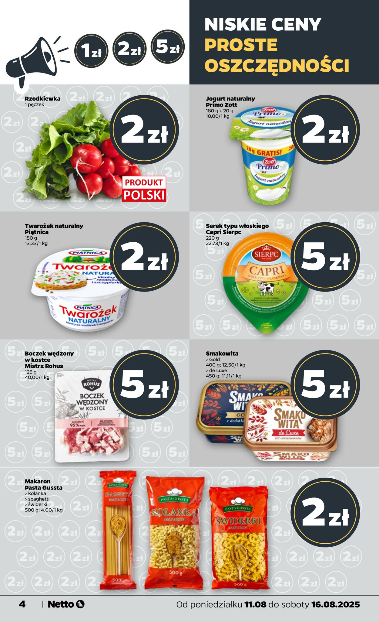 Gazetka Netto 11.08.2025 - 16.08.2025