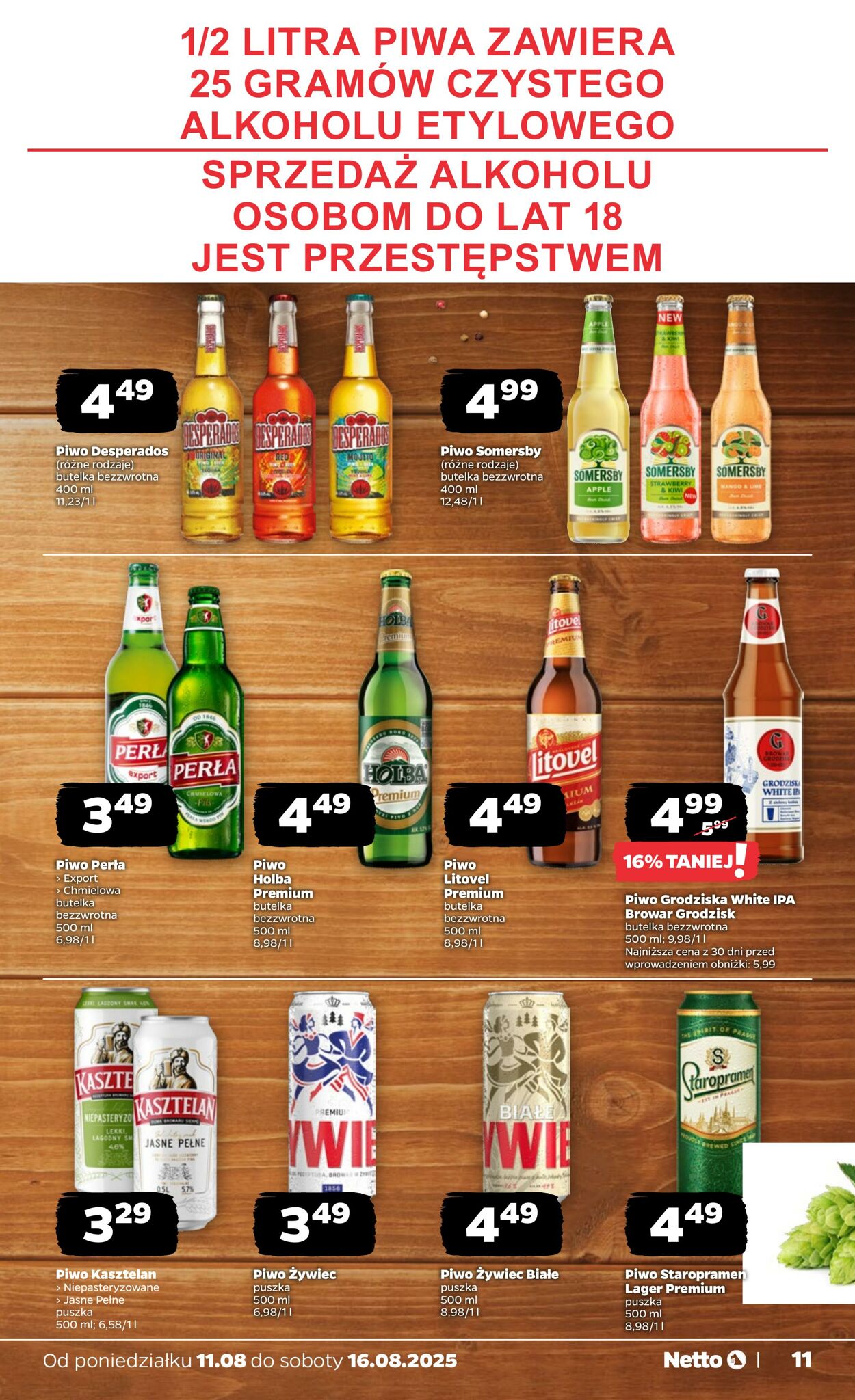 Gazetka Netto 11.08.2025 - 16.08.2025