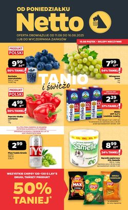 Gazetka Netto 11.08.2025 - 16.08.2025
