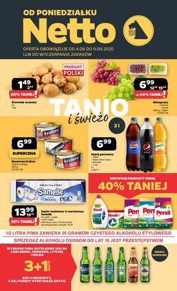 Gazetka Netto 04.08.2025 - 09.08.2025