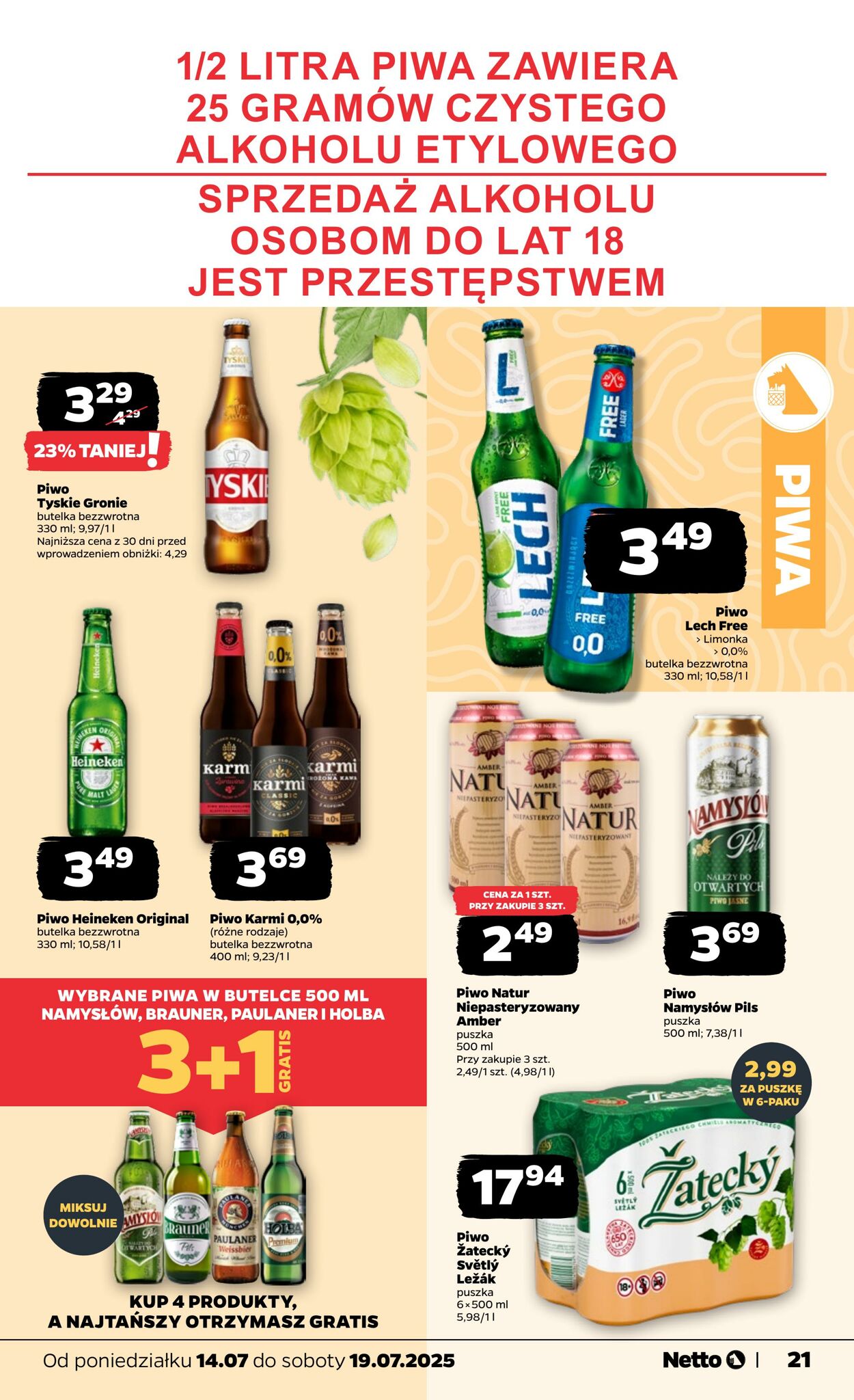 Gazetka Netto 14.07.2025 - 19.07.2025