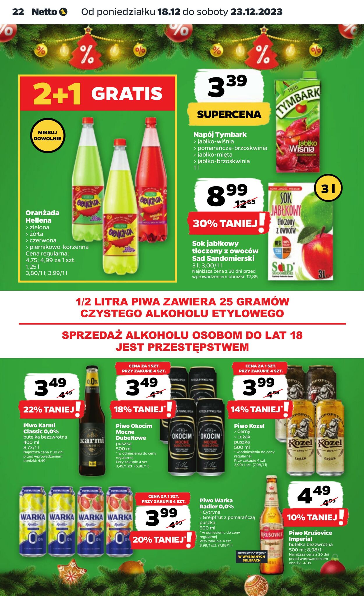 Gazetka Netto 18.12.2023 - 23.12.2023