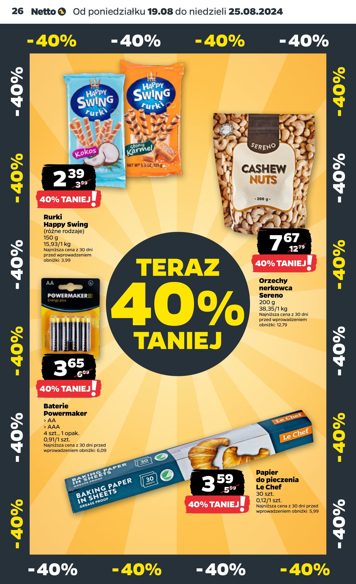 Gazetka Netto 19.08.2024 - 25.08.2024