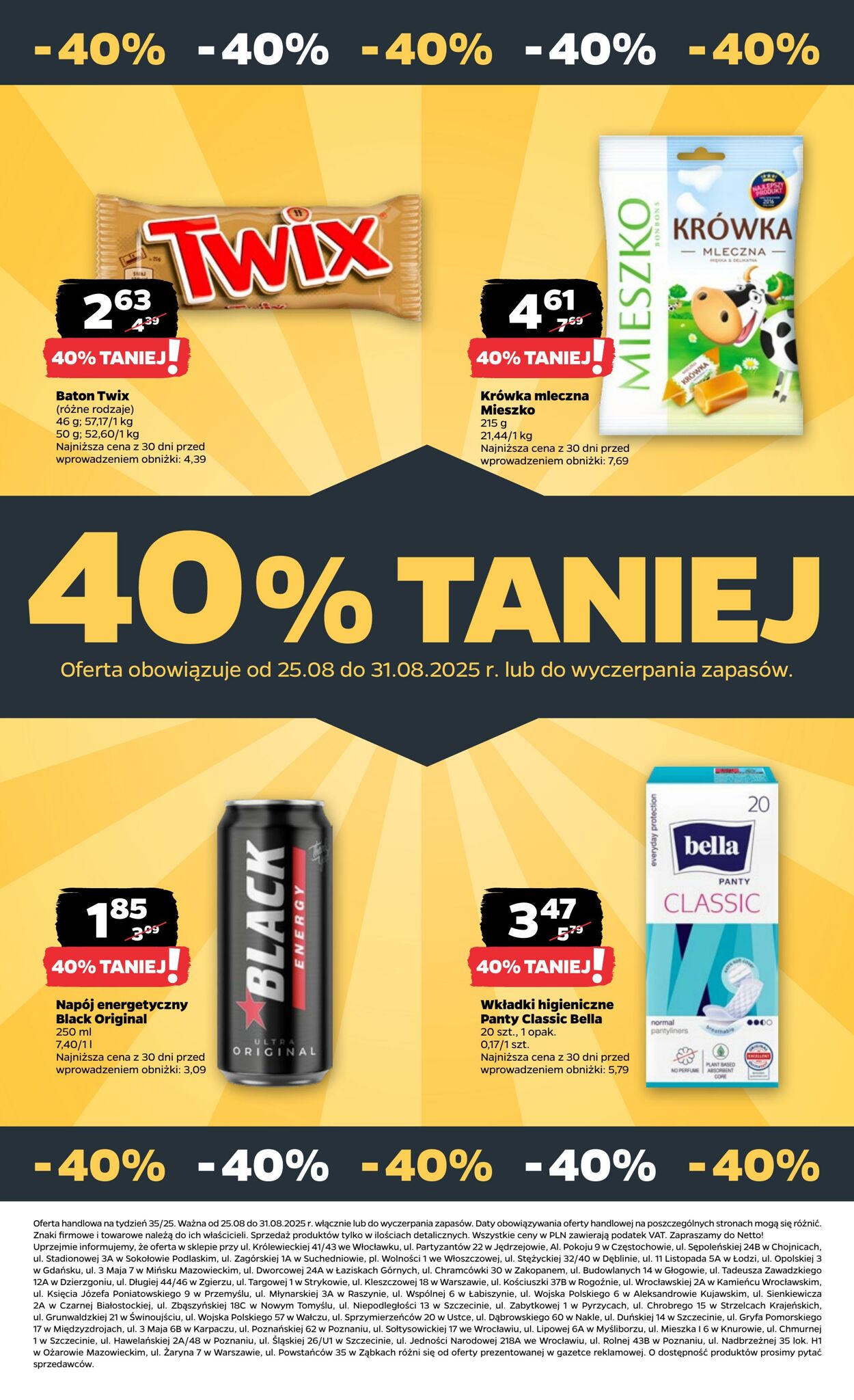 Gazetka Netto 25.08.2025 - 31.08.2025