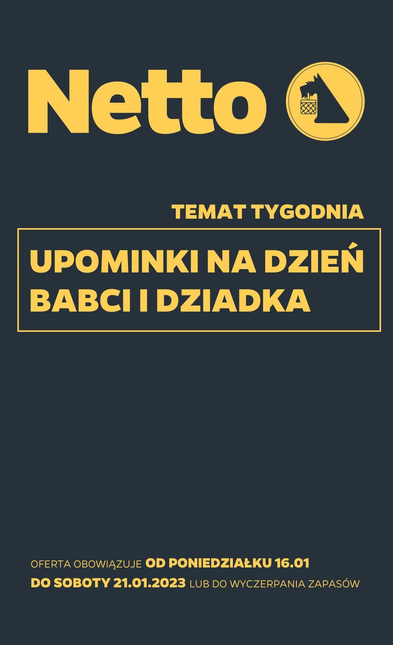 Gazetka Netto 16.01.2023-21.01.2023