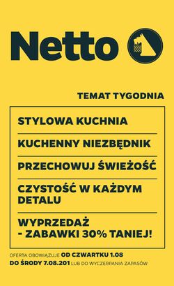 Gazetka Netto 01.08.2024 - 07.08.2024