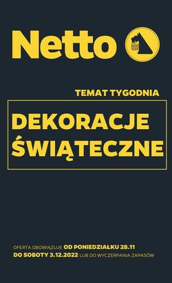 Gazetka Netto 28.11.2022-03.12.2022