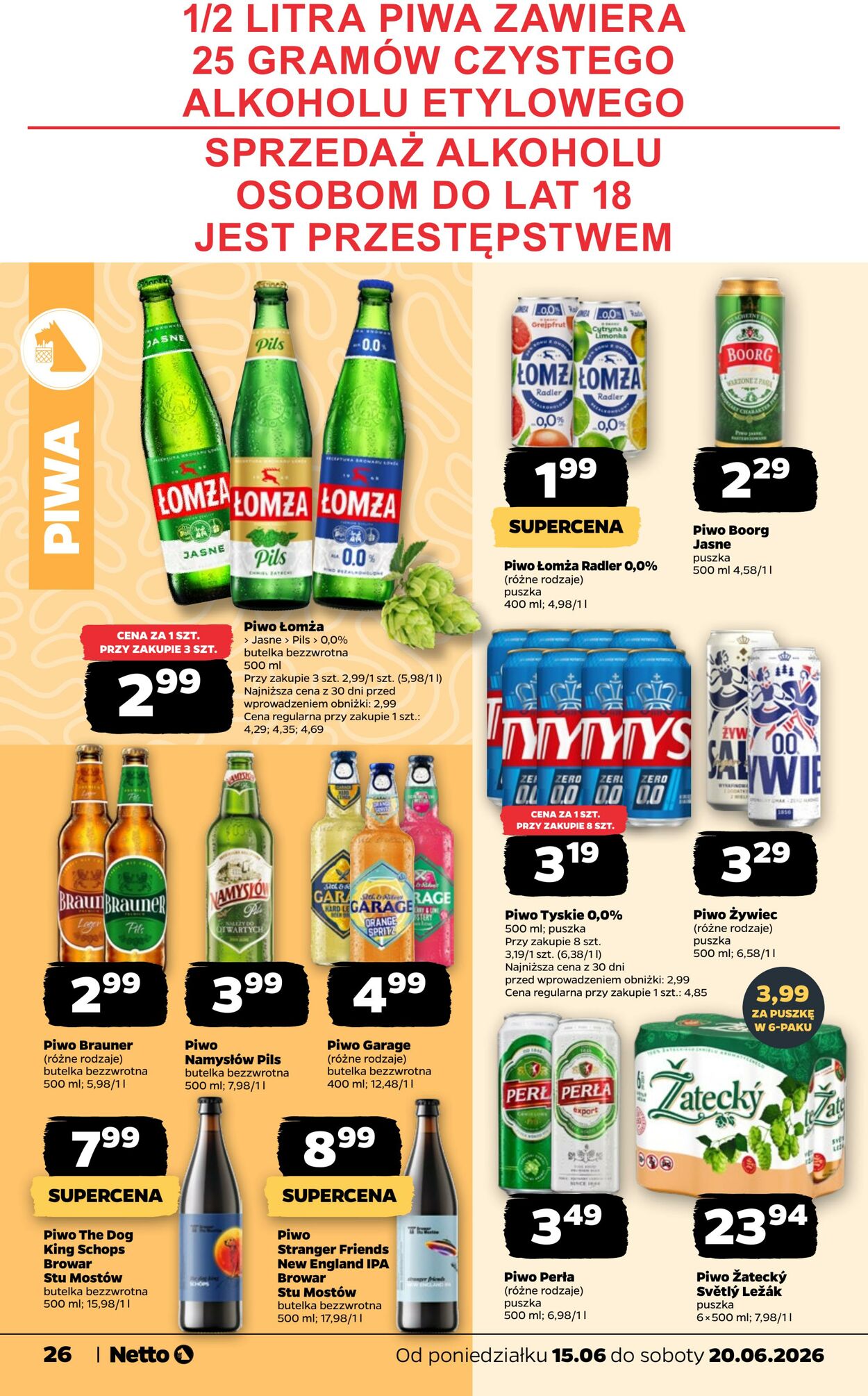 Gazetka Netto 14.06.2026 - 20.06.2026