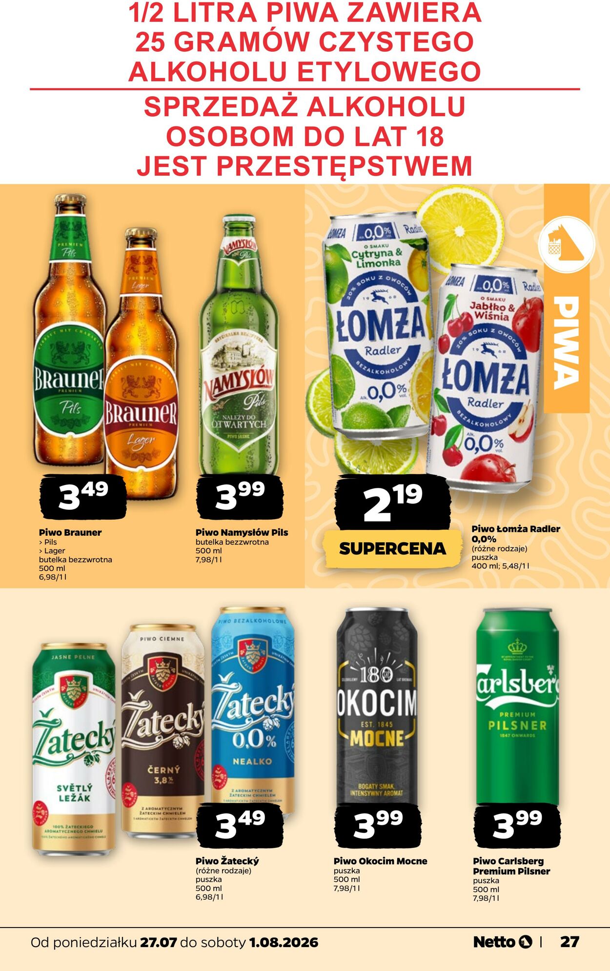Gazetka Netto 26.07.2026 - 01.08.2026