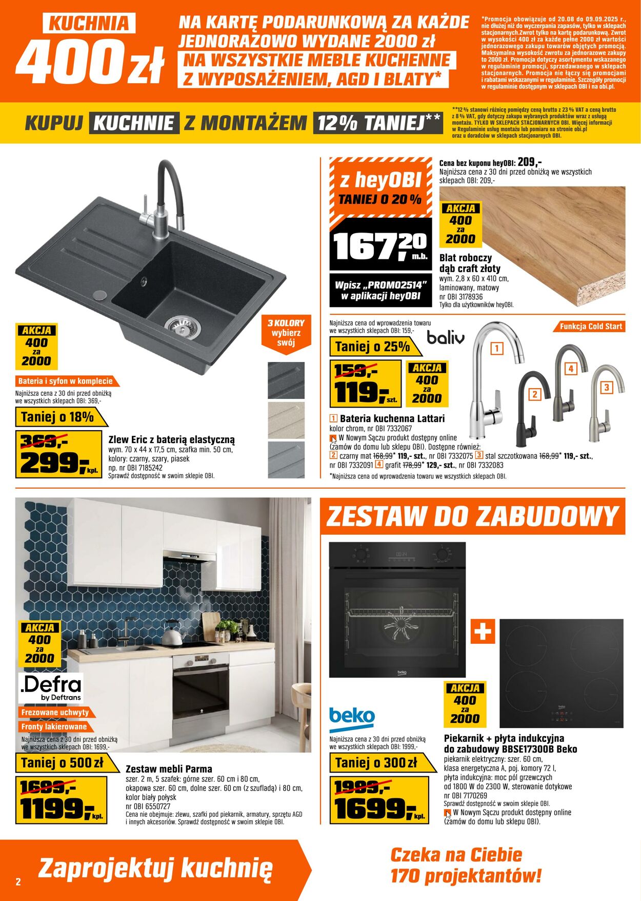Gazetka OBI 20.08.2025 - 09.09.2025