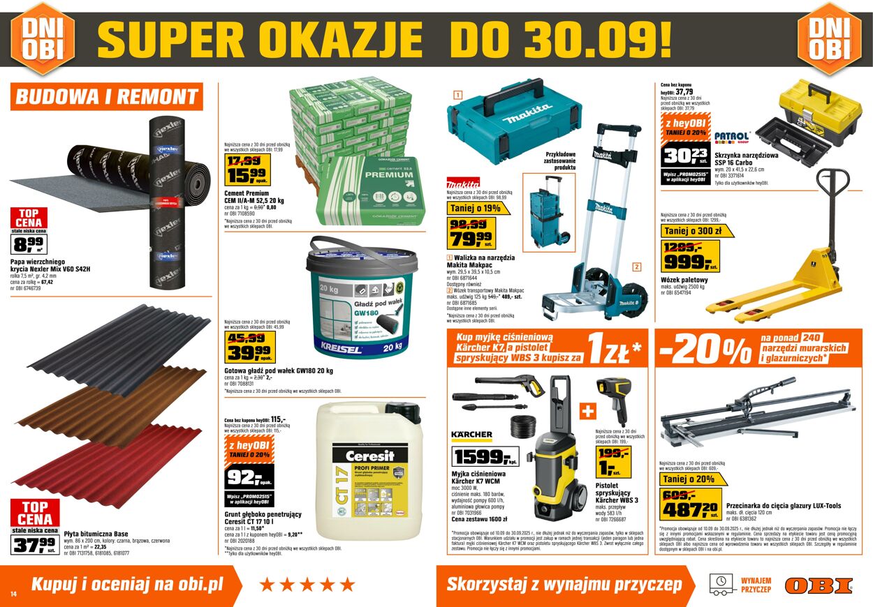 Gazetka OBI 10.09.2025 - 30.09.2025