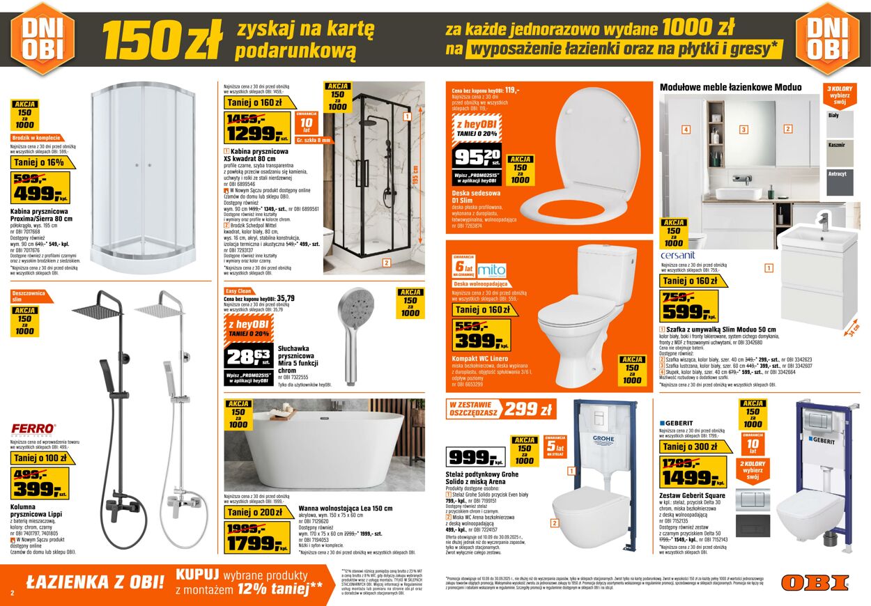 Gazetka OBI 10.09.2025 - 30.09.2025