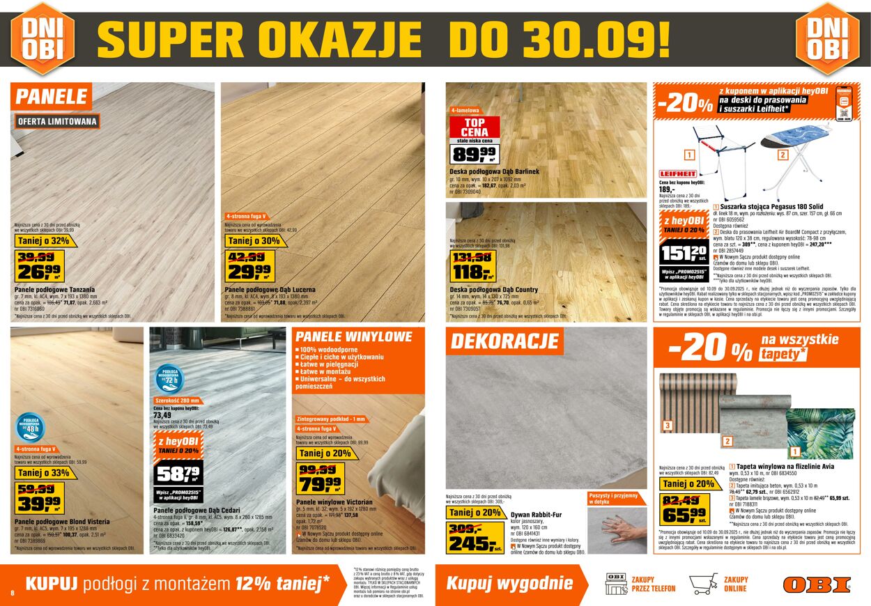 Gazetka OBI 10.09.2025 - 30.09.2025