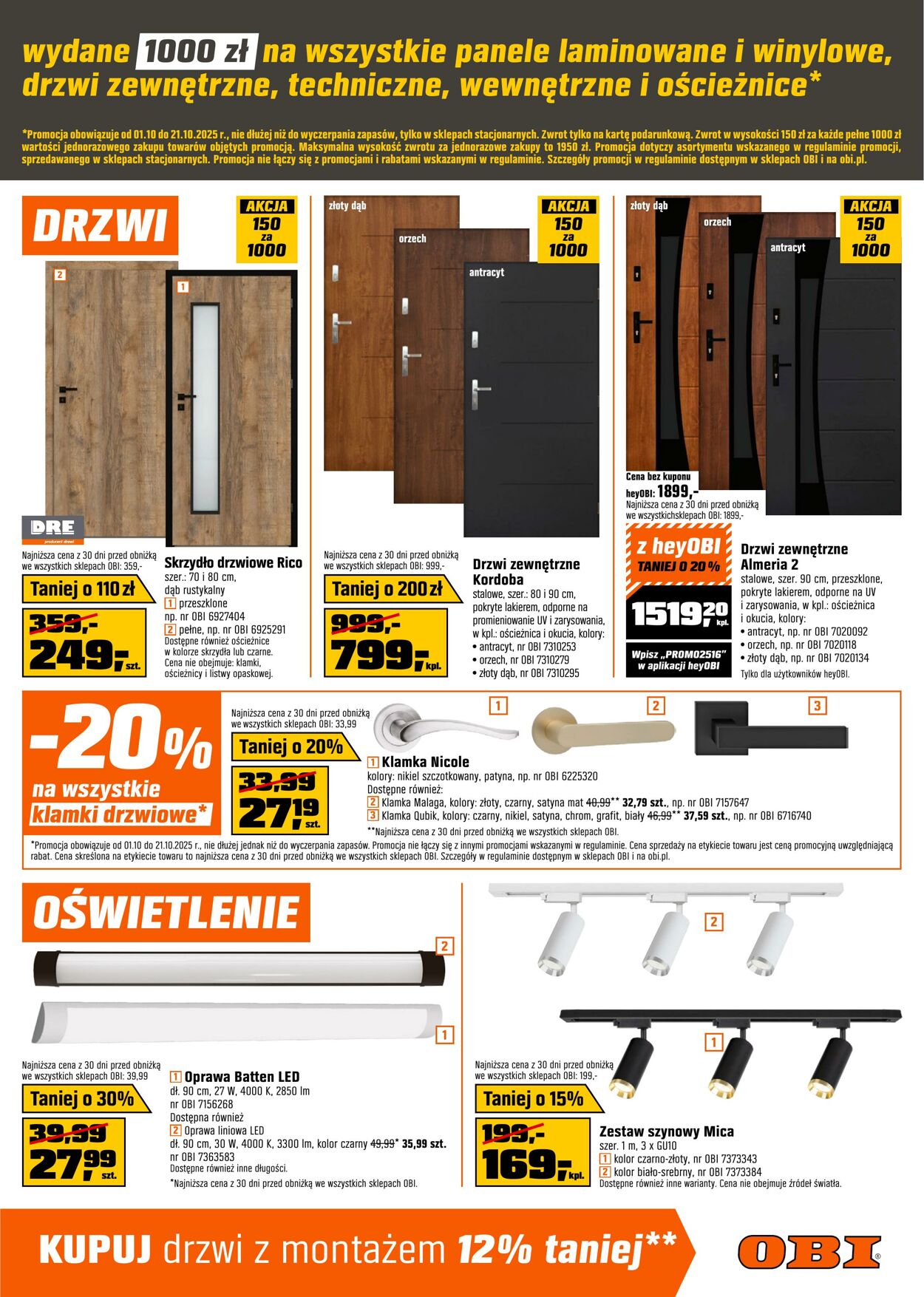 Gazetka OBI 01.10.2025 - 21.10.2025