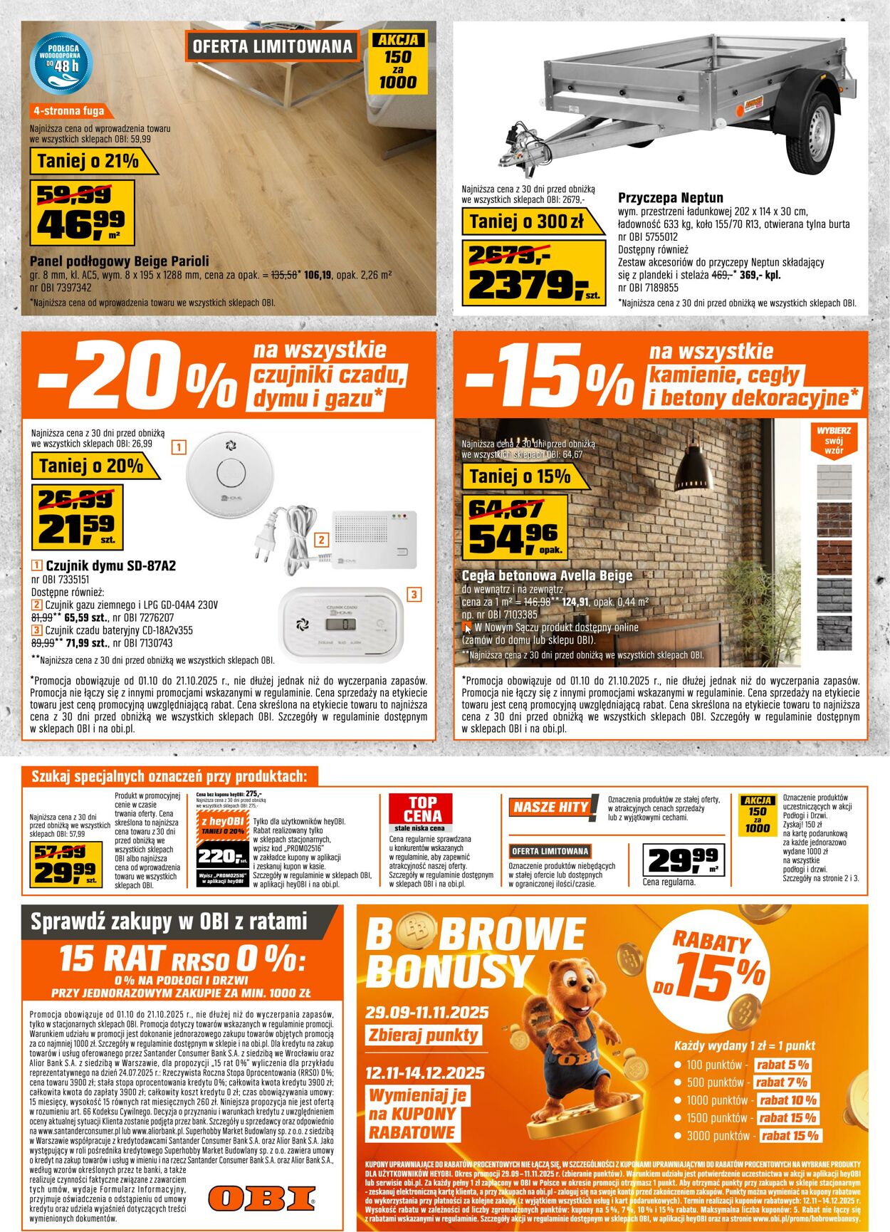 Gazetka OBI 01.10.2025 - 21.10.2025