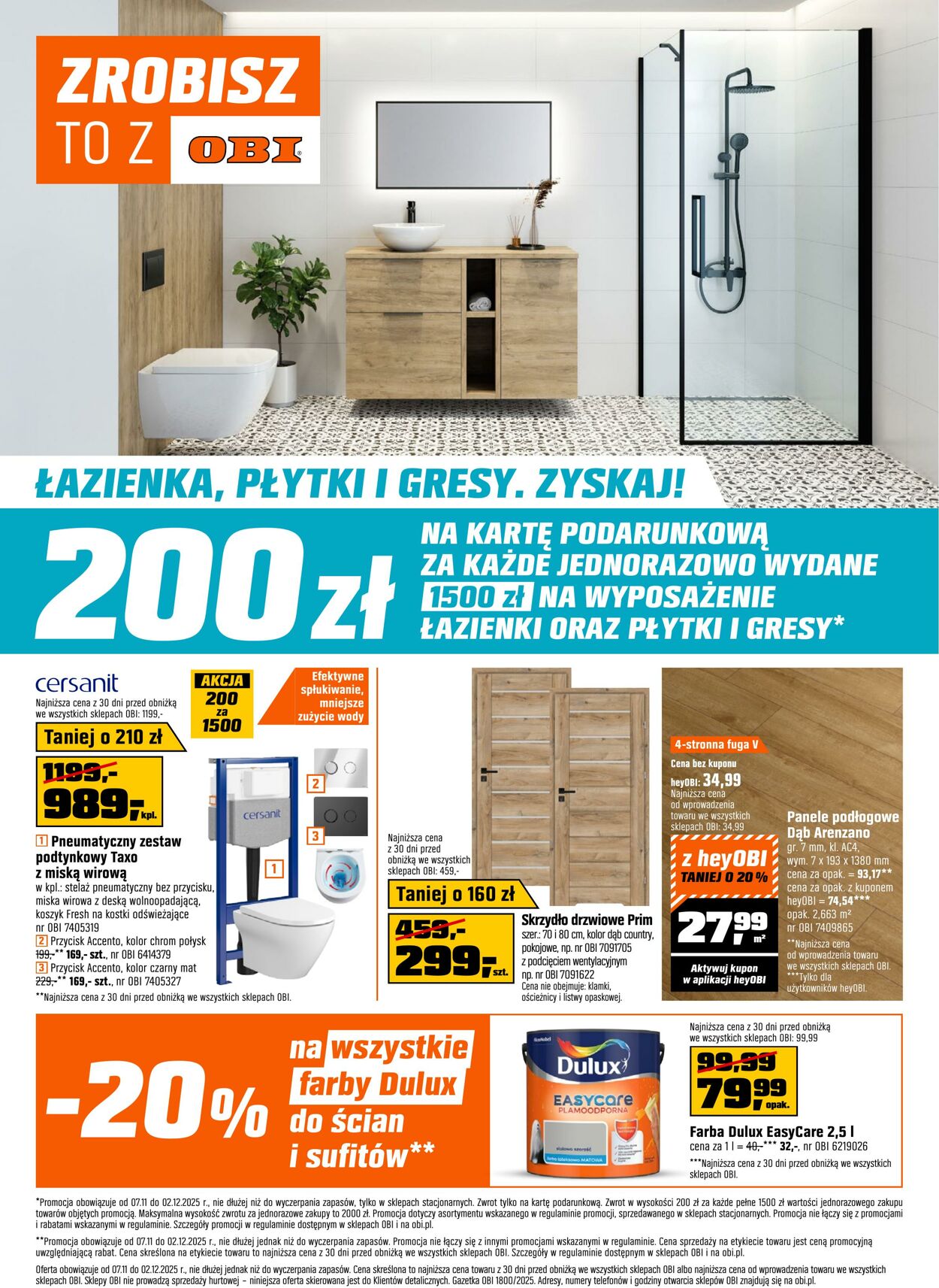 Gazetka OBI 07.11.2025 - 02.12.2025