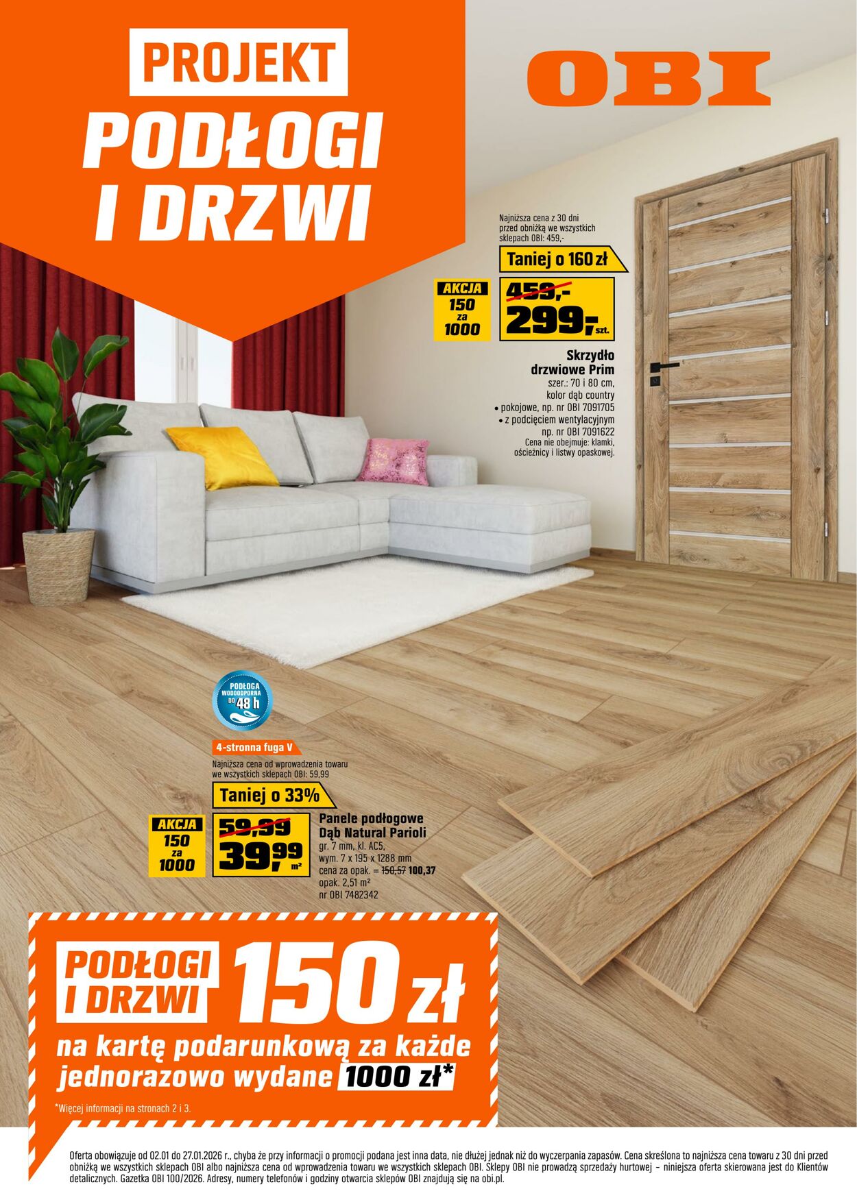 Gazetka OBI 02.01.2026 - 27.01.2026