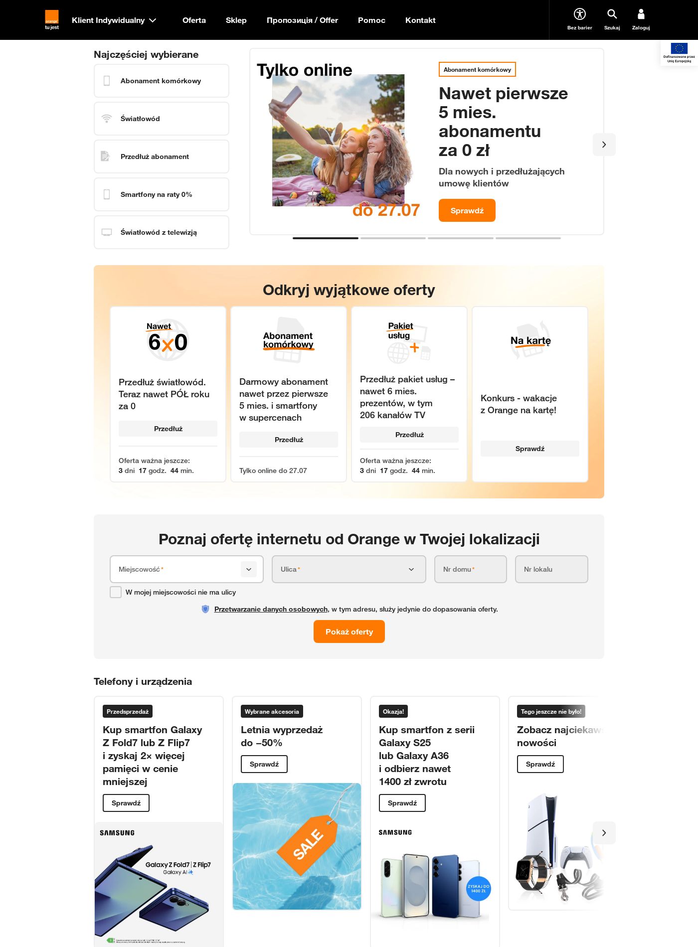 Gazetka Orange 21.07.2025 - 30.07.2025