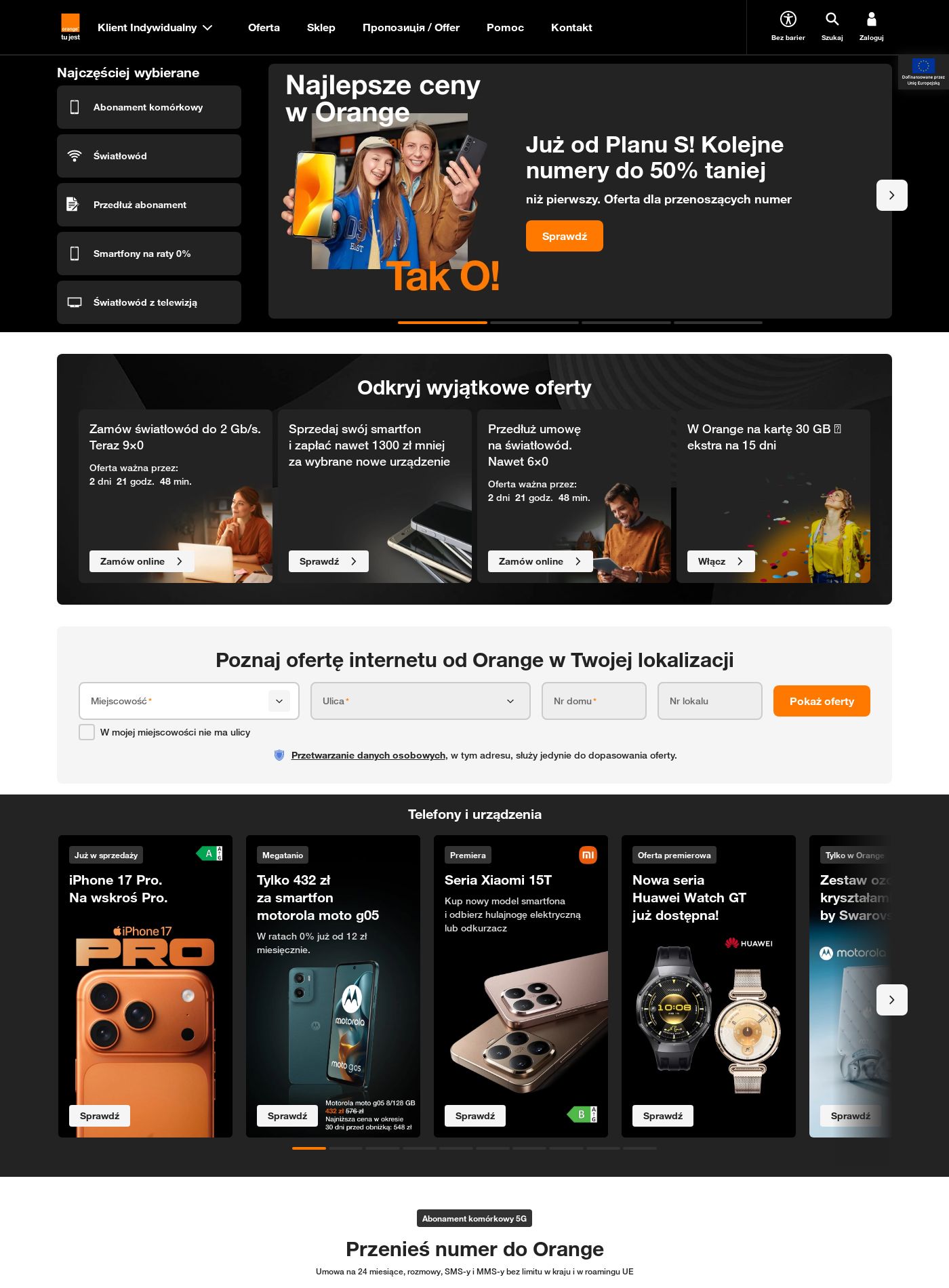 Gazetka Orange 06.10.2025 - 15.10.2025