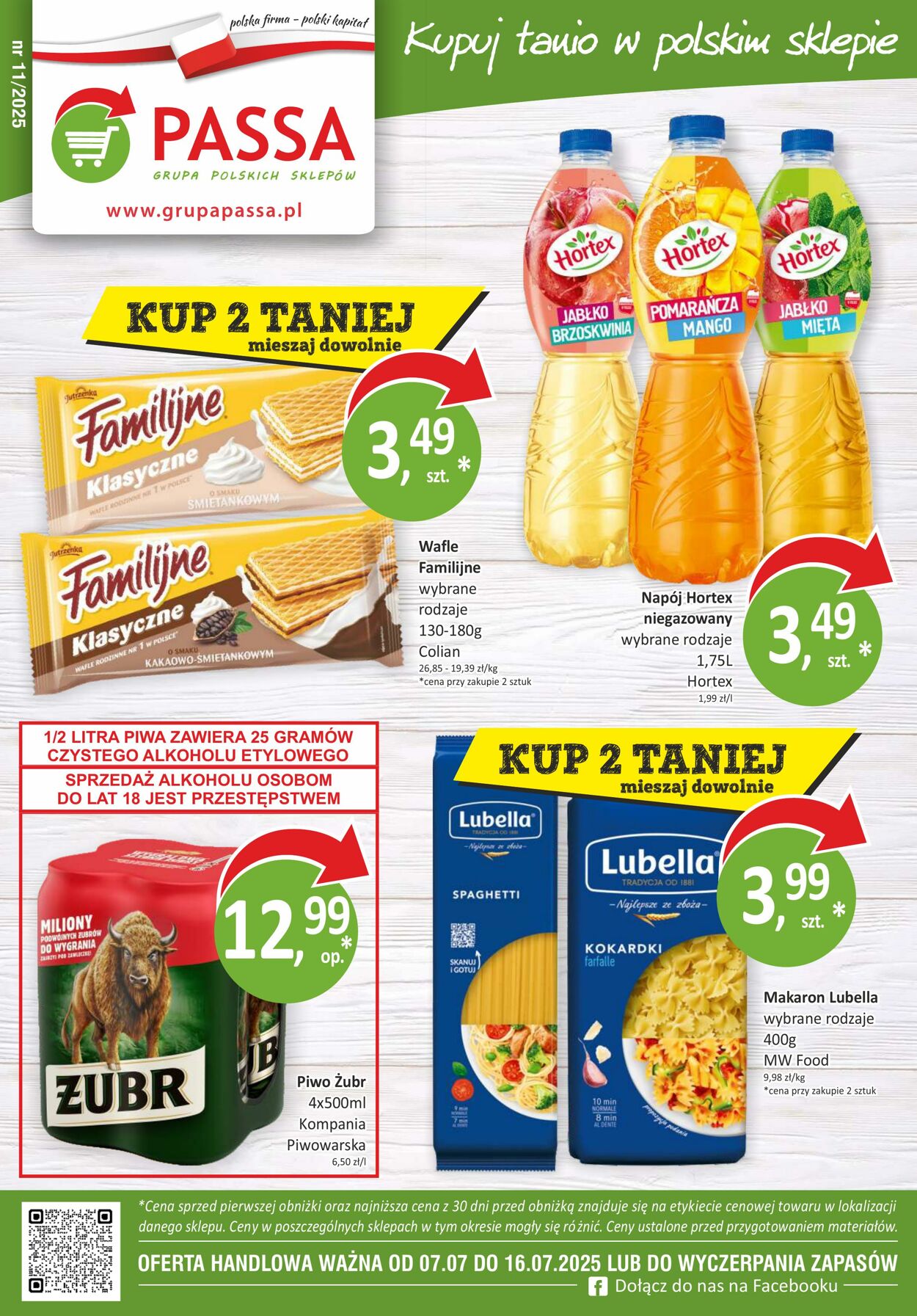 Gazetka PASSA 07.07.2025 - 16.07.2025