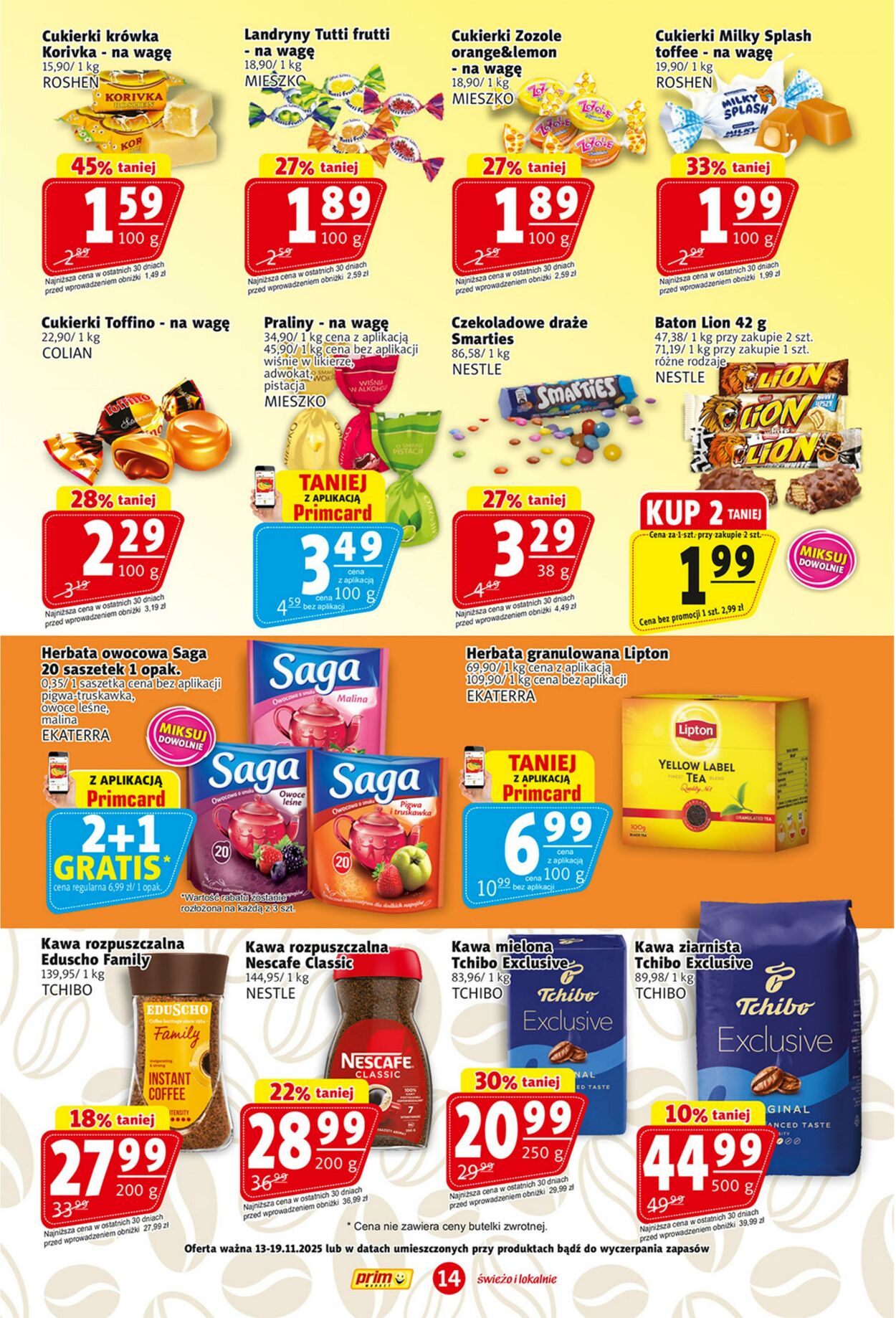Gazetka Prim Market 13.11.2025 - 19.11.2025