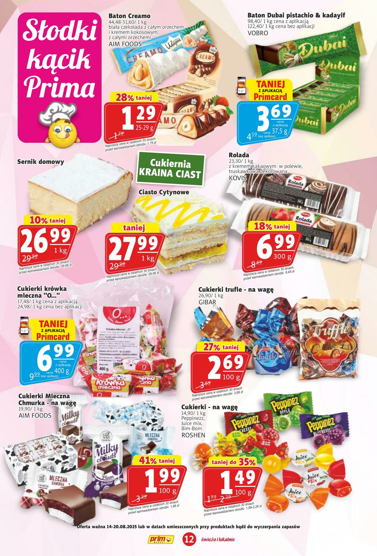 Gazetka Prim Market 14.08.2025 - 20.08.2025