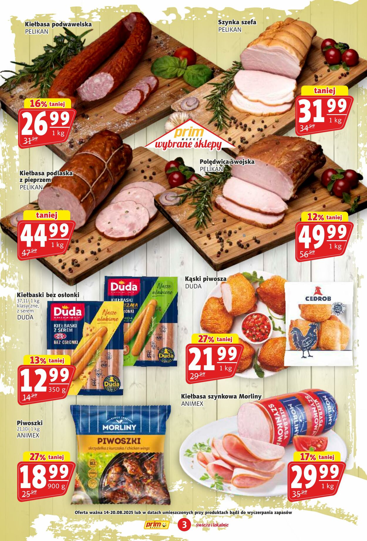 Gazetka Prim Market 14.08.2025 - 20.08.2025
