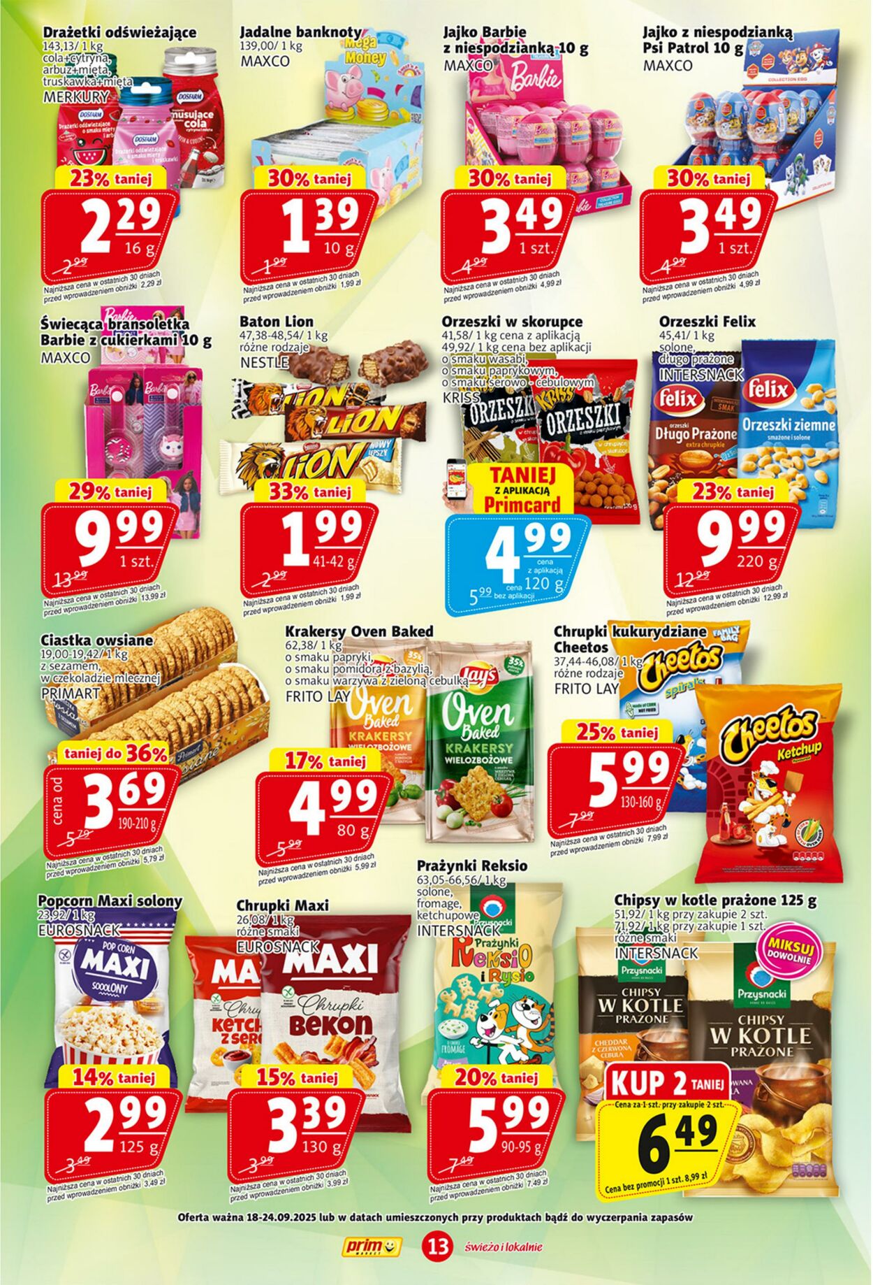 Gazetka Prim Market 18.09.2025 - 24.09.2025