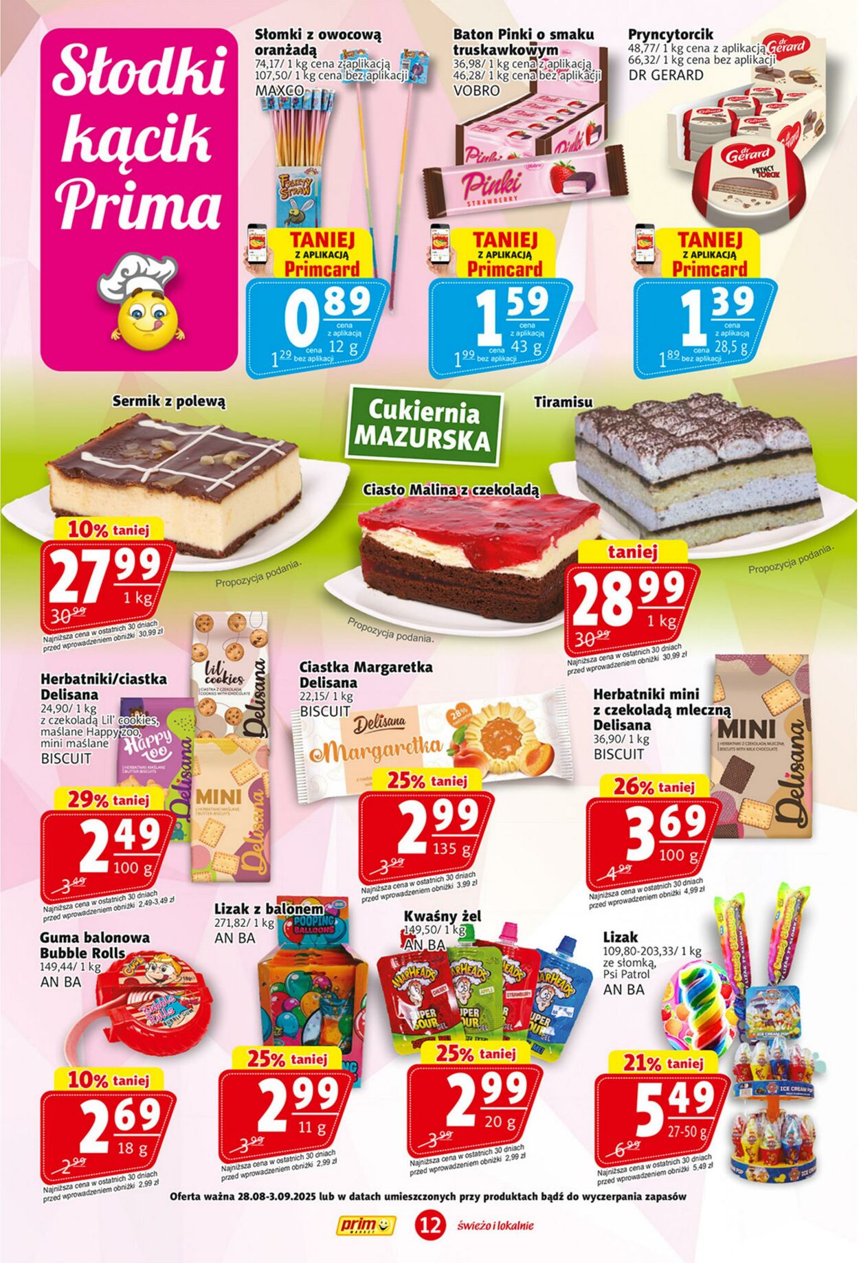 Gazetka Prim Market 28.08.2025 - 03.09.2025